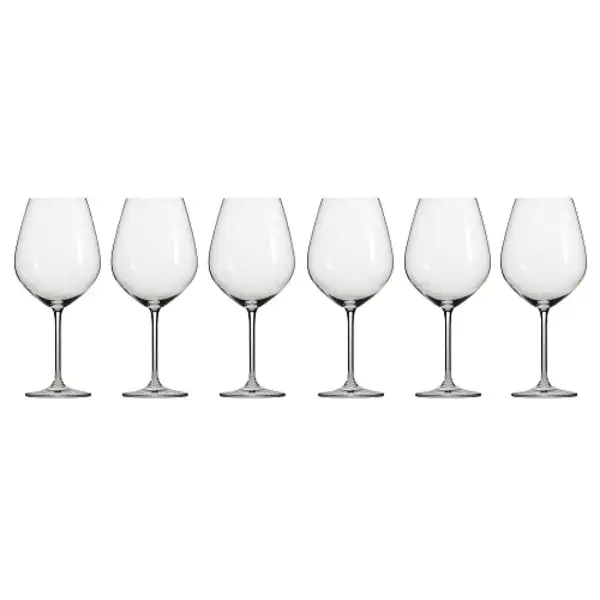 لیوان 6 پارچه دبلیو ام اف مدل WMF Burgundy glass easy Plus 700 ml