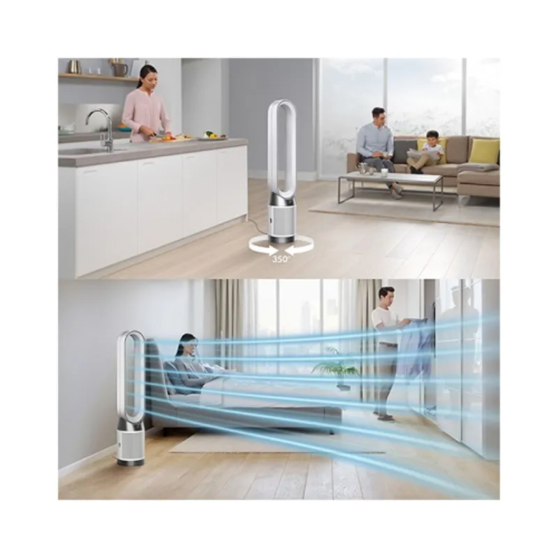 دستگاه تصفیه هوا یا هواساز دایسون | DYSON Air Purifier TP10 White & Silver gallery4