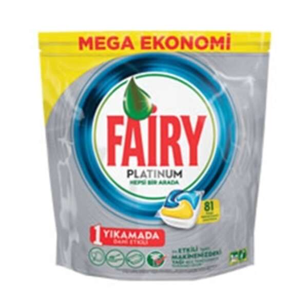 قرص ماشین ظرفشویی پلاتینوم لیمویی 90 تایی فیری (Fairy)