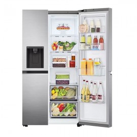 یخچال ساید بای ساید 30 فوت ال جی J257 استیل GC-J257